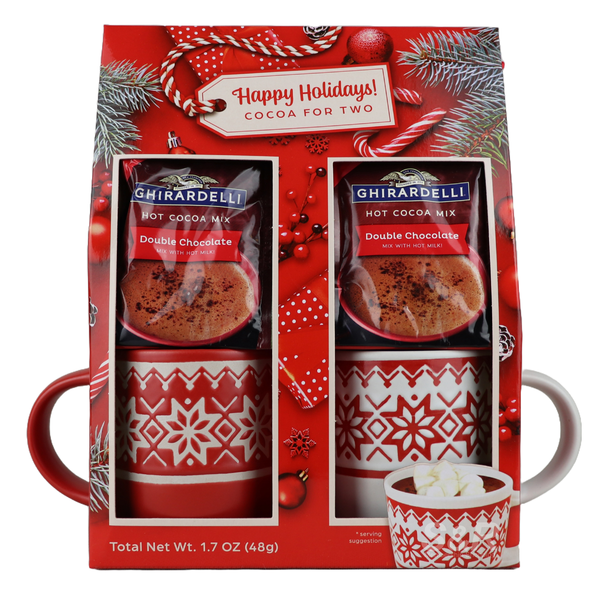 Ghirardelli Hot Cocoa Mix Double Chocolate 2pack Ghirardelli Hot Cocoa Mix Double Chocolate 2pack